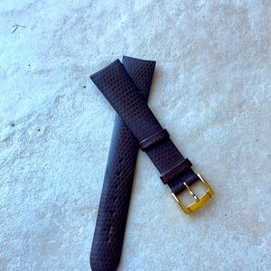 Watch band Leather Spidel band 20mm brown